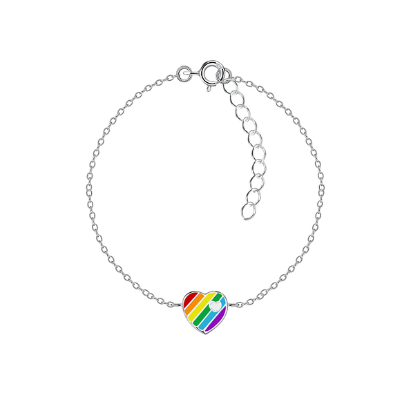 Silver Heart Bracelet - 20767