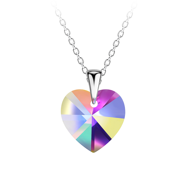 Silver Heart Necklace - 20679