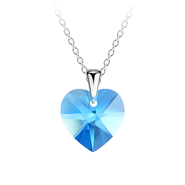 Silver Heart Necklace - 20674