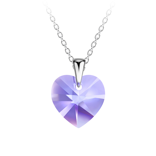 Silver Heart Necklace - 20676