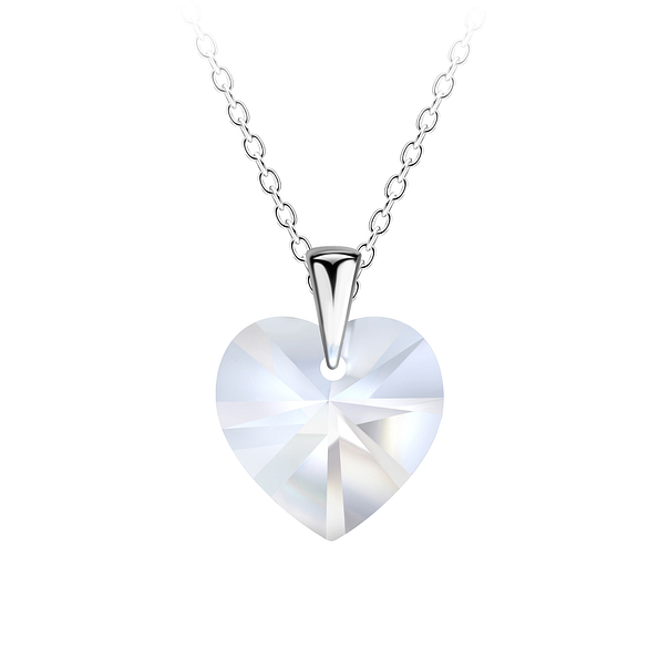 Silver Heart Necklace - 20678