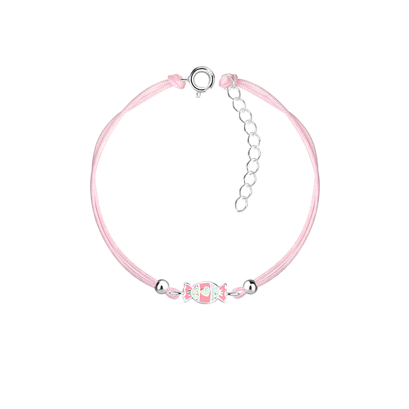 Silver Candy Cord Bracelet - 21048
