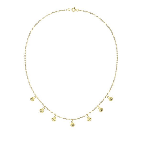Silver Shell Necklace - 21237