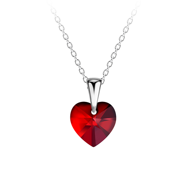 Silver Heart Necklace - 21239