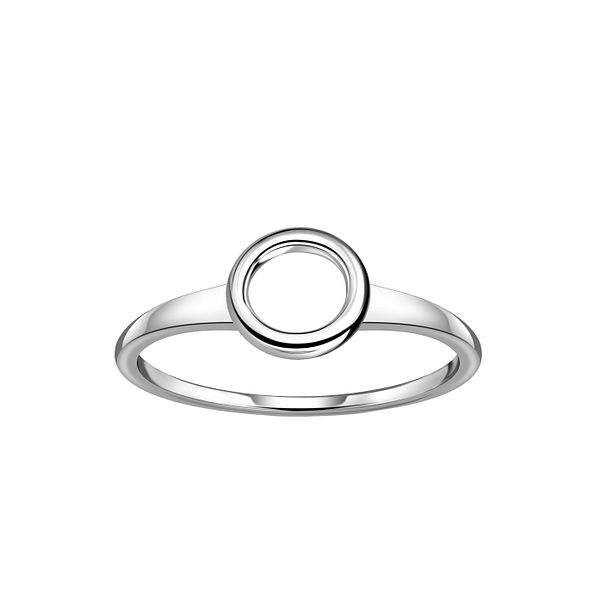 Silver Round Ring - 21303