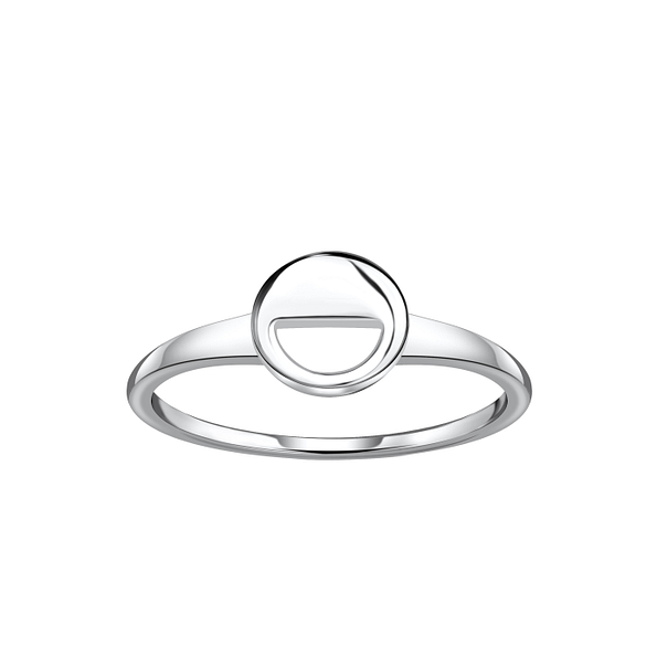 Silver Round Ring - 21304