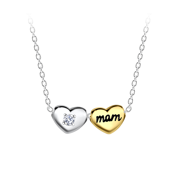 Silver Mom Necklace - 21418