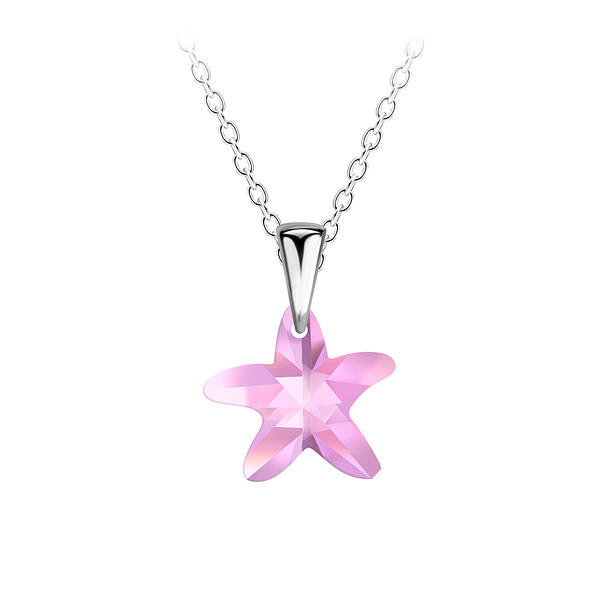 Silver Starfish Necklace - 21459