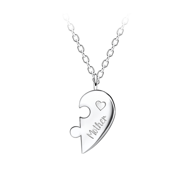 Silver Mother Necklace - 21472