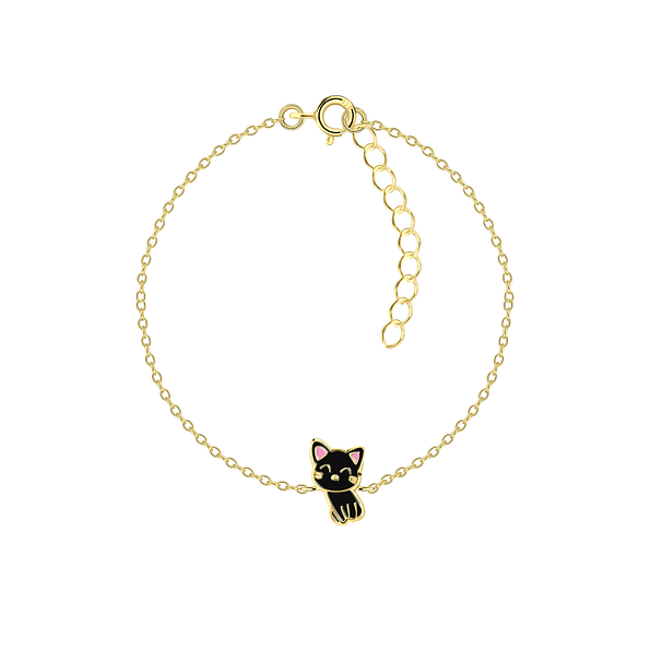 Silver Cat Bracelet - 21634