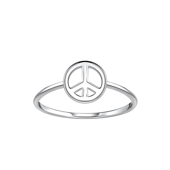 Silver Peace Ring - 21746