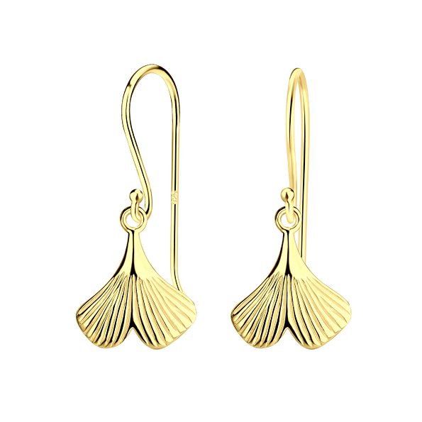 Silver Ginkgo Leaf Pendant - 21890