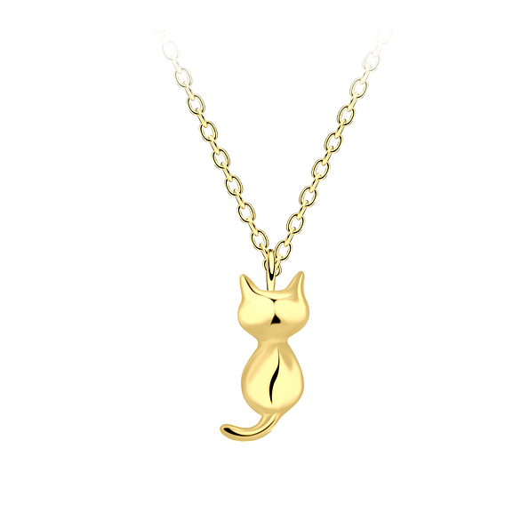 Silver Cat Necklace - 21781 Silver Cat Necklace - 21781