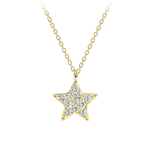 Silver Star Necklace - 21894