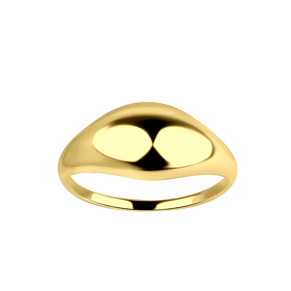 Silver Curved Ring - 21904