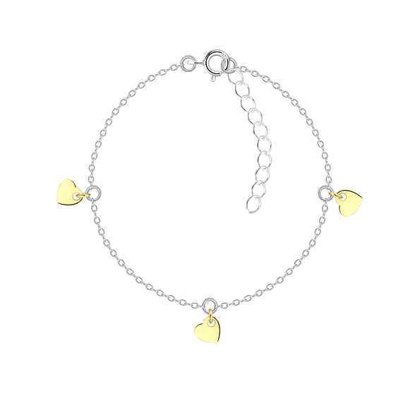 Silver Heart Bracelet - 22288
