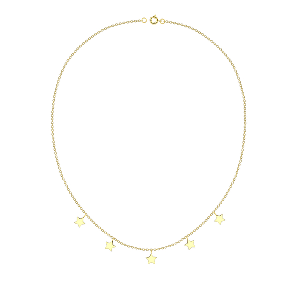 Silver Star Necklace - 22241