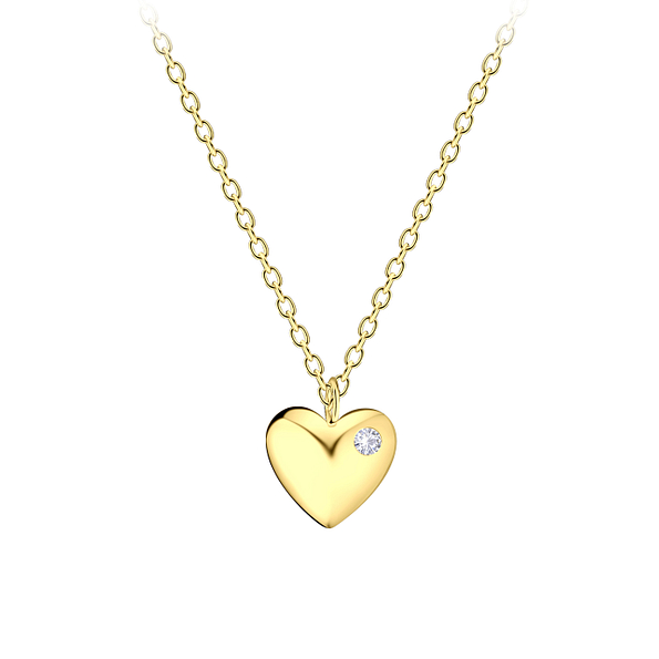 Silver Heart Necklace - 21977