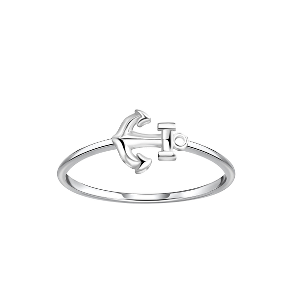 Silver Anchor Ring - 23018