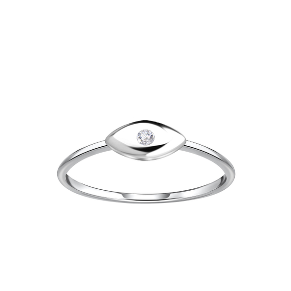 Silver Evil Eye Ring - 23034