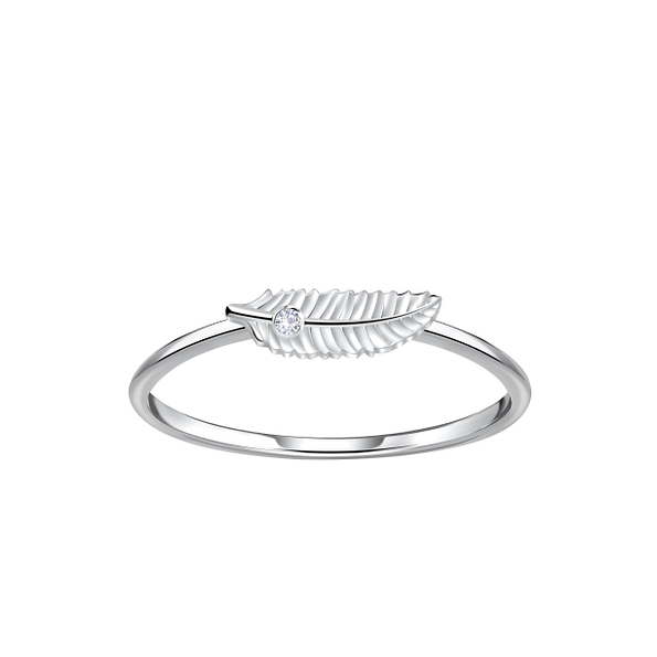 Silver Leaf Ring - 23038