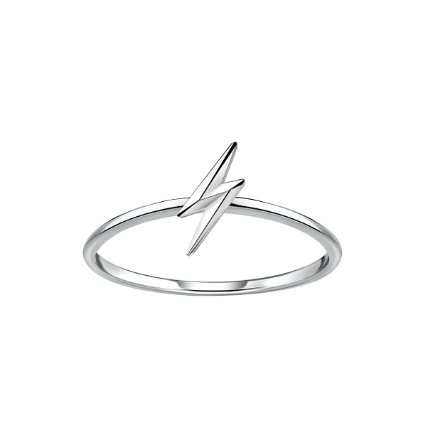 Silver Thunder Bolt Ring - 23052