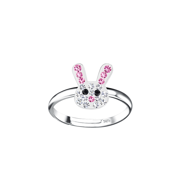 Silver Rabbit Adjustable Ring - 22981