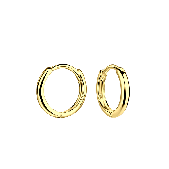 11mm Silver Huggie Earrings - 23213