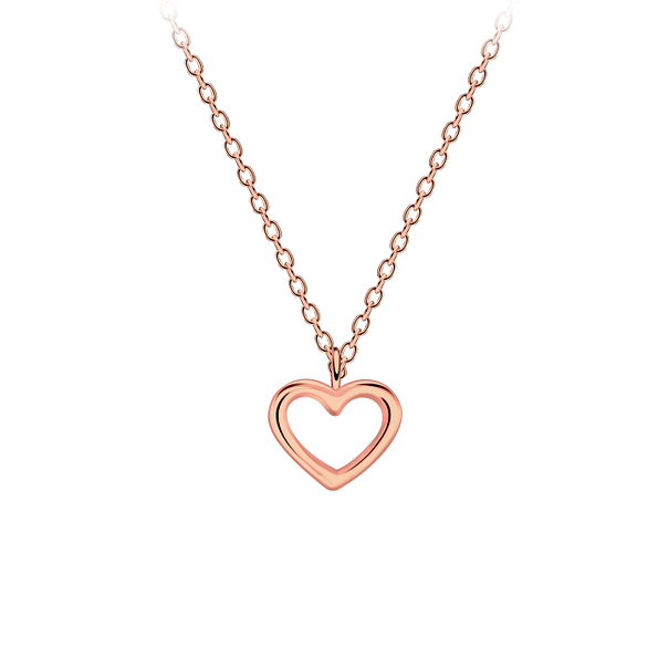Silver Heart Necklace - 23191