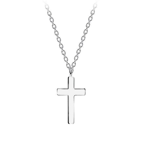 Silver Cross Necklace - 23192 Silver Cross Necklace - 23192