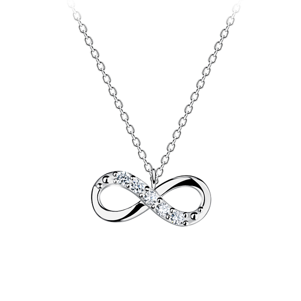 Silver Infinity Necklace - 23189