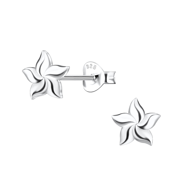Silver Starfish Stud Earrings - 23273 Silver Starfish Stud Earrings - 23273