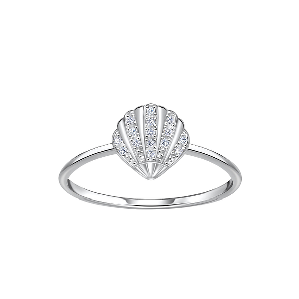 Silver Shell Ring - 23150