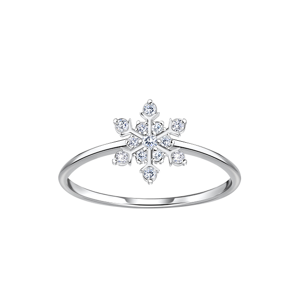 Silver Snowflake Ring - 23335
