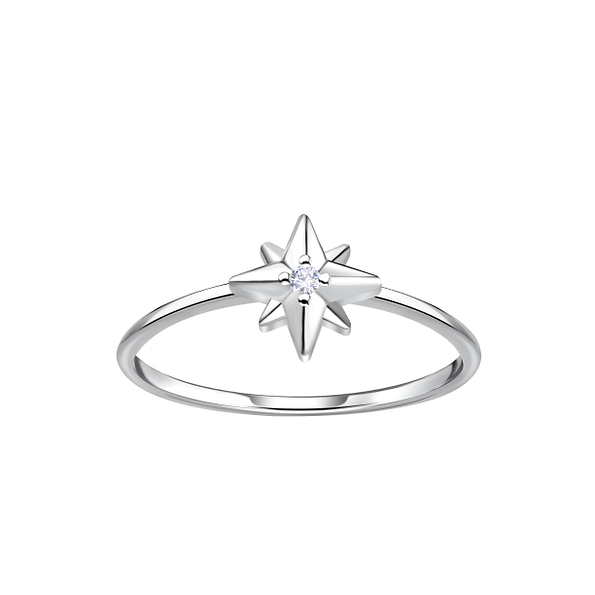 Silver Starburst Ring - 22887