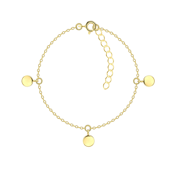 Silver Round Bracelet - 23425