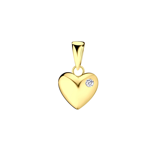 Silver Heart Pendant - 23407