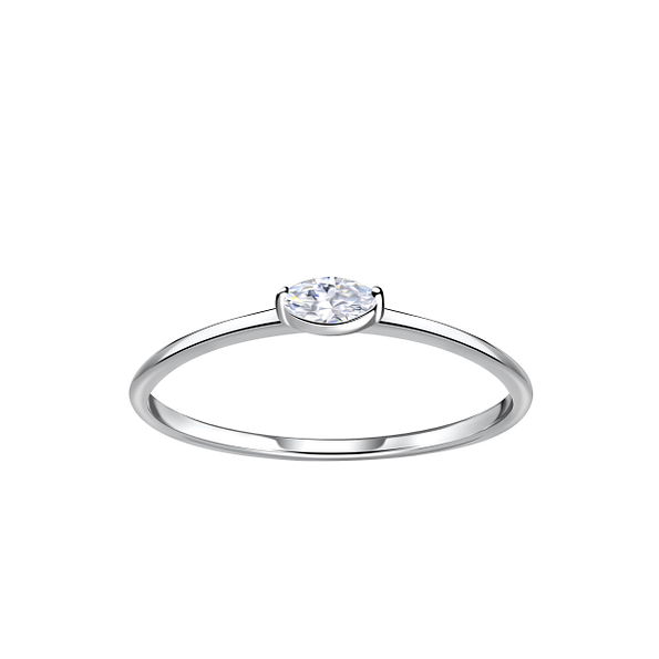 Silver Geometric Ring - 23374