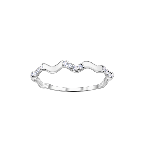 Silver Wave Ring - 23462