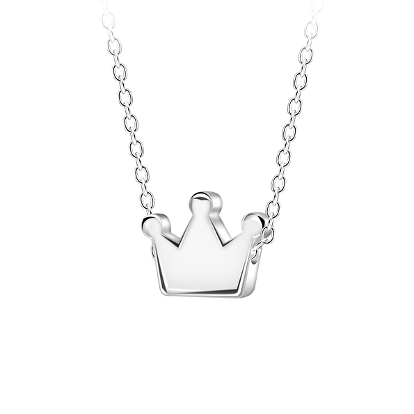 Silver Crown Necklace - 23578 Silver Crown Necklace - 23578