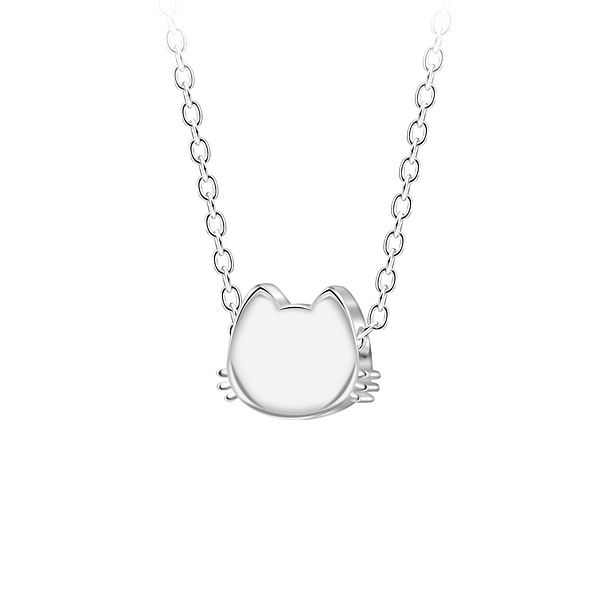 Silver Cat Necklace - 23583 Silver Cat Necklace - 23583