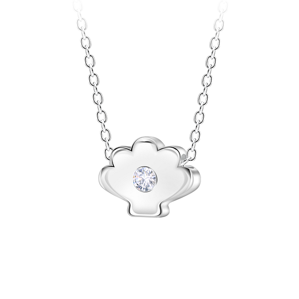 Silver Shell Necklace - 23599 Silver Shell Necklace - 23599