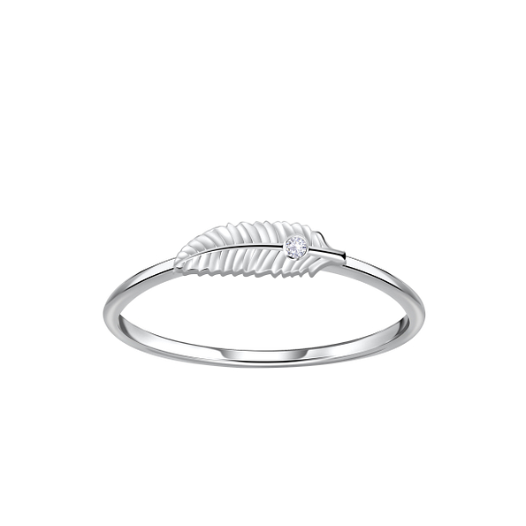 Silver Leaf Ring - Wholesale - 23038