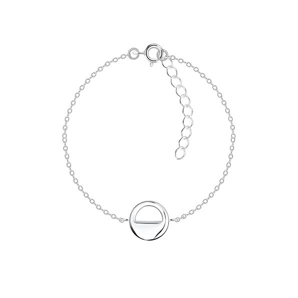 Silver Circle Bracelet - 23849
