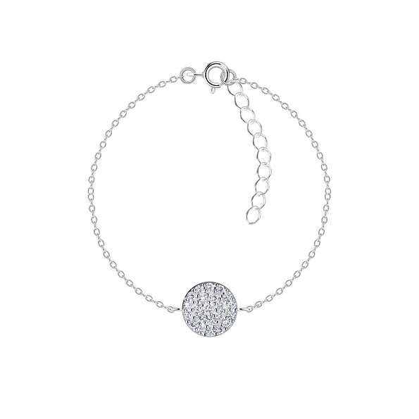 Silver Circle Bracelet - 23852