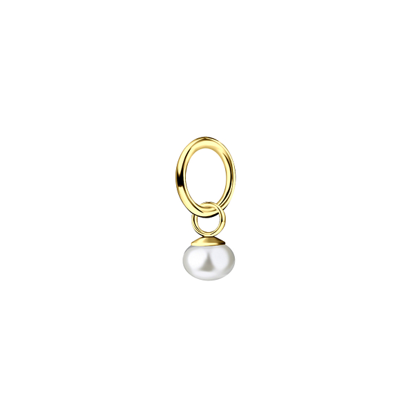 4mm Fresh Water Pearl Silver Pendant - 23886