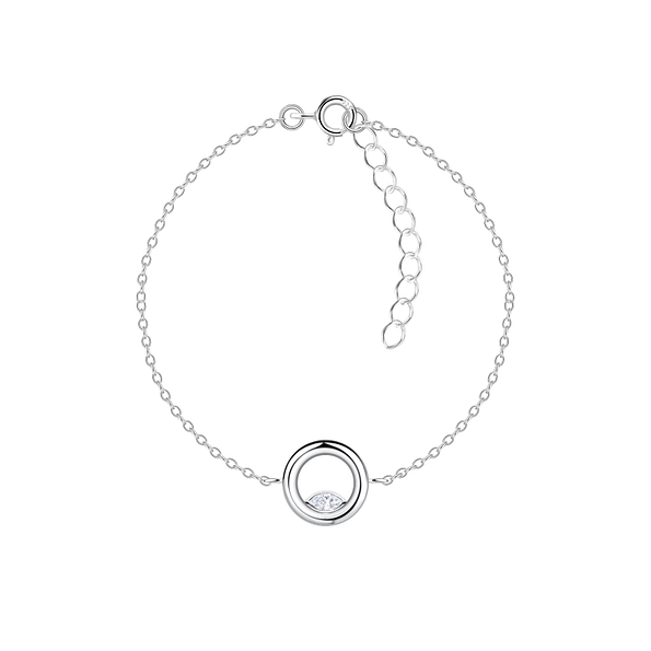Silver Circle Bracelet - 24126