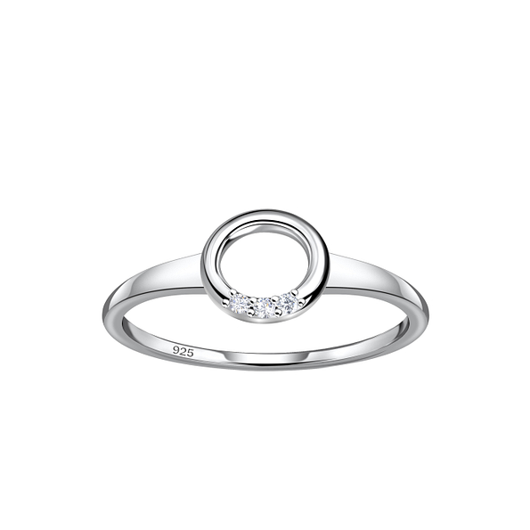 Silver Circle Ring - 24093