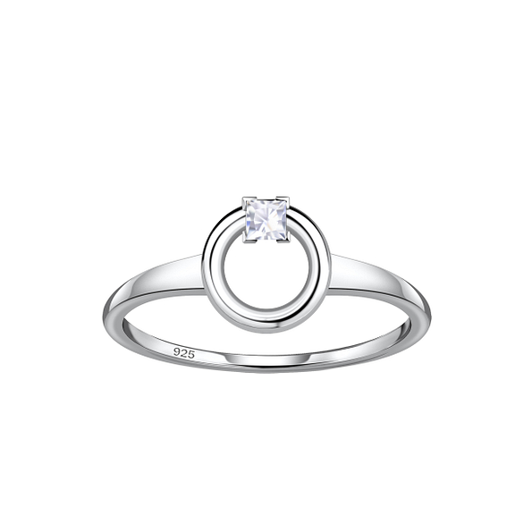 Silver Circle Ring - 24108