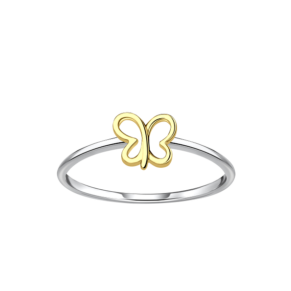 Silver Butterfly Ring - 24522